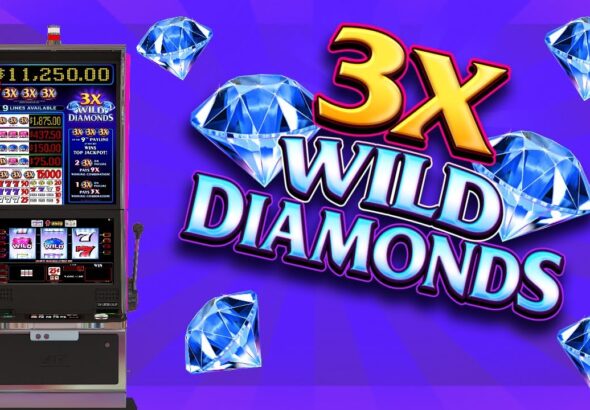 3X Wild Diamonds 9L Prog slots
